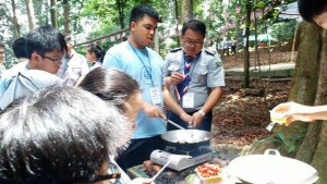 At the wok in Hutan Simpan Bukit Sungai Putih, Cheras