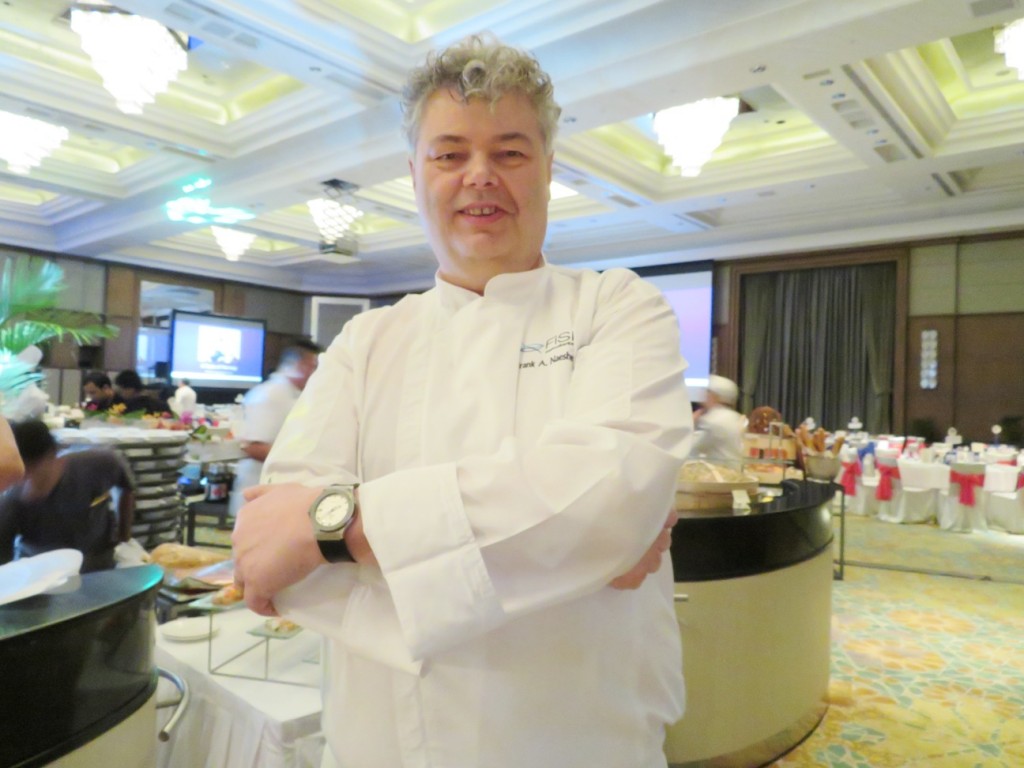 Chef Frank Naesheim who orchestrated the Norwegian Seafood Gala Dinner, leading his team of chefs and dealing with 1.2 tonnes of seafood from Norway for the dinner