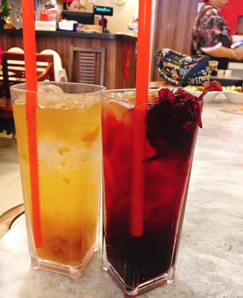 Sour Plum Ayu and Ayu Roselle drinks