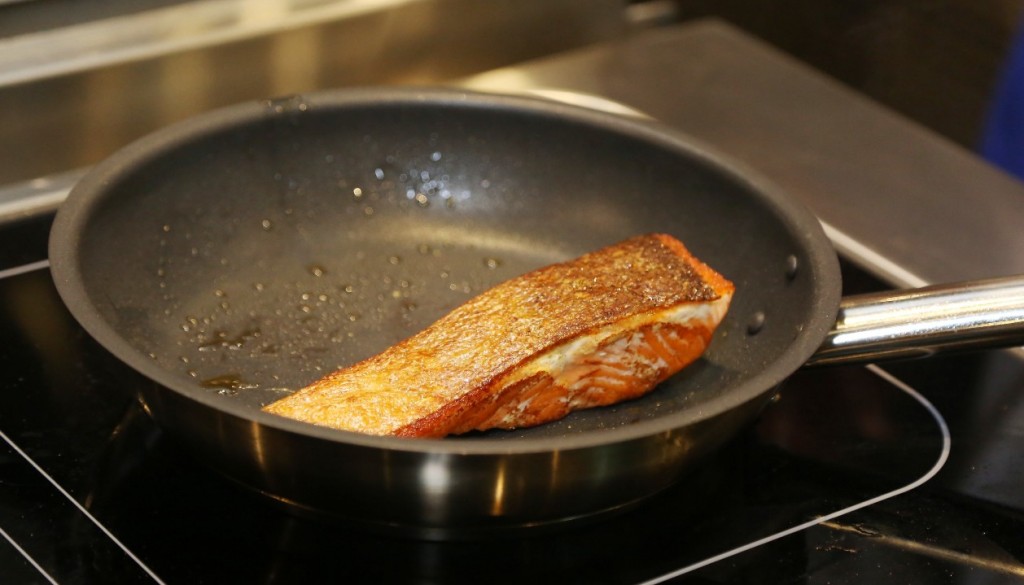 The perfectly cooked fjord trout