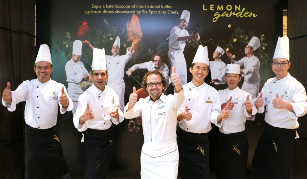 Six Chefs live it up with their speciality dishes at Lemon Garden Cafe