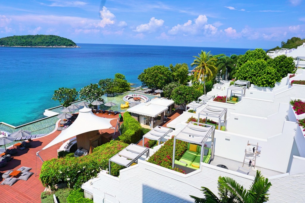 A top view of the resort in Phuket