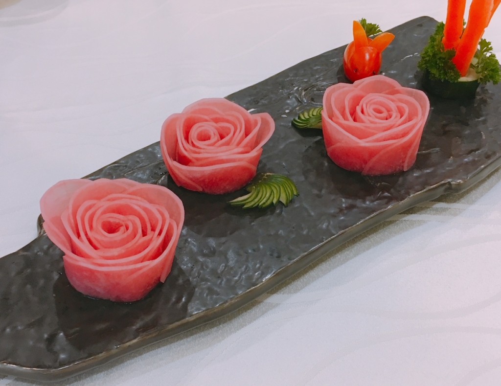 Pickled Radish Roses