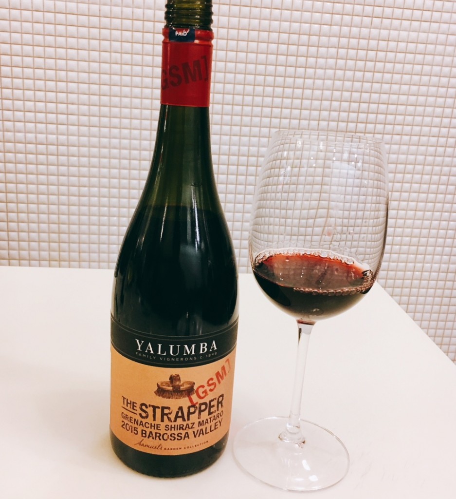 The soft subtle red that's called Yalumba The Strapper